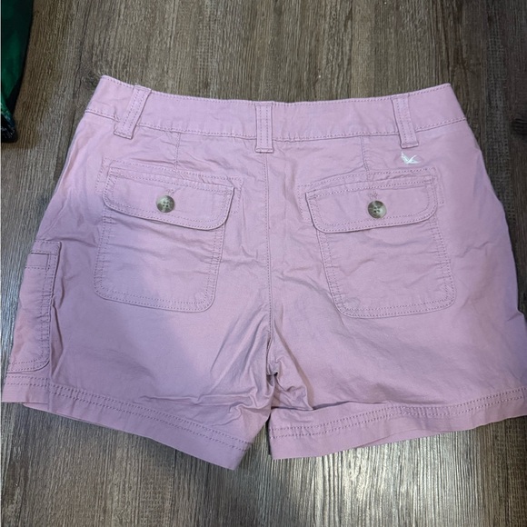 Women's Eddie Bauer Chino Shorts Size 4 Utility Style Mid Rise Mid Thigh - Picture 6 of 6